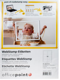 POST WebStamp Etiketten 080963 97 x 42,3 mm