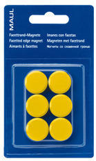 MAUL Magnete 20mm 6176213 gelb 6 Stück