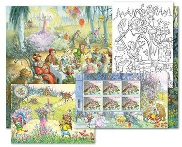 Fiabe, Set di cartoline «Bosco»