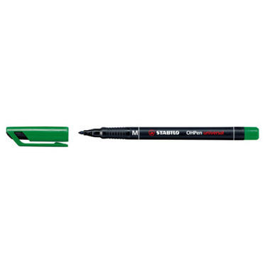 STABILO OHP Pen permanent 1mm 843 / 36 verde
