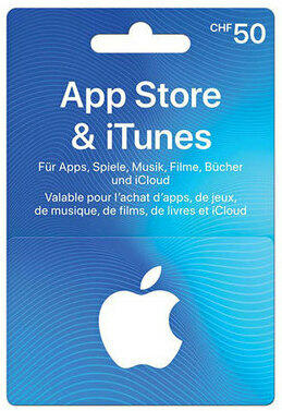 Carte cadeau App Store & iTunes CHF 50.-