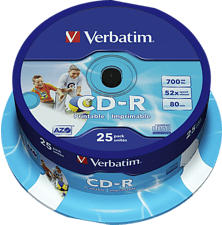 VERBATIM 43439 CD-R 700MB 52X 25ER CB - CD-R