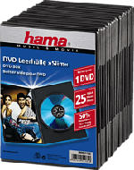 MediaMarkt HAMA DVD Slim Box, noir (pack de 25 ) - Boîtier vide DVD