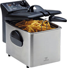 KOENIG FRY 3 INOX - Fritteuse (Silber)