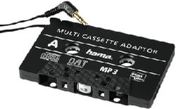 HAMA MP3-/CD - Kassetten-Adapter (Schwarz)