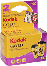 KODAK GOLD 200 135-24/2 - Analogfilm (Gelb/Lila)