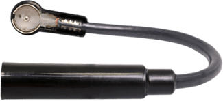 ALPINE 206.011-0 - AM/FM Antennenadapter (Schwarz)