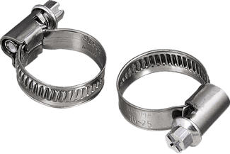 XAVAX 110813 collier de serrage (Argent)