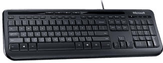 MICROSOFT WIRED KEYBOARD 600 - Tastatur (Schwarz)