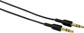 HAMA 14087 CABLE AUX3 M/M 0.5M - Verbindungskabel (Schwarz)
