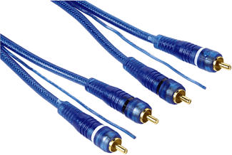 HAMA 00062417 - RCA Kabel (Blau)