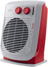 DE-LONGHI HVF 3030 M RED/GREY - Heizlüfter (Rot)