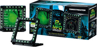 THRUSTMASTER MFD Cougar - Tableau de bord du simulateur de vol (Noir)