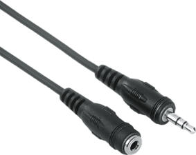 HAMA Rallonge jack 3.5 mm, 5 m - Câble d'extension jack 3,5 mm