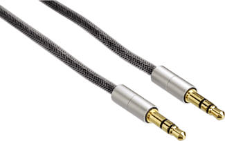 HAMA AluLine - Audio Kabel (Silber)