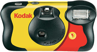 KODAK Fun Flash - Appareil photo jetable (Noir/Jaune)