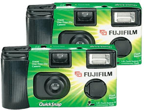 FUJIFILM QuickSnap Flash 400 - Camera á usage unique - 35 mm - (Noir)