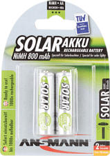 ANSMANN 5035513 NIMH SOLAR LR6 800MAH - Wiederaufladbare Batterie (Silber)