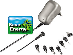 HAMA ECO1000 Power Supply - Alimentazione elettrica (Argento)