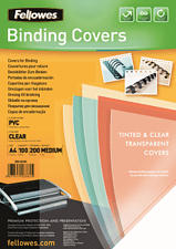 FELLOWES COVER SHEET A4 GREY - Binding Covers (Weiss)