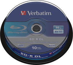 VERBATIM 43746 BD-R DL - Disques Blu-ray vierges