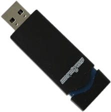 DISK2GO Qlik - Clé USB (32 GB, Noir/Bleu)