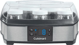 CUISINART YM400E YOGURT&KÄSE MAKER - Joghurtbereiter (Silber/Schwarz)