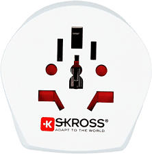 SKROSS World to UK - Adaptateur Voyage (Blanc)