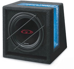 ALPINE SBG-1044BR - Subwoofer (Schwarz)
