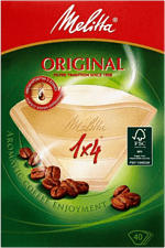 MELITTA Cartafiltro - Sacchetti filtro (Marrone naturale)