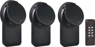 SCHOENENBERGER 86.7622 FUNKSCHALTER-SET 1+3 AUSSEN - Funkschalter (Schwarz)
