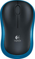LOGITECH M185 - Mouse (Blu)