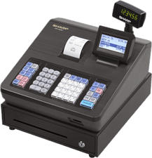 SHARP XE-A207B - Kasse (Schwarz)
