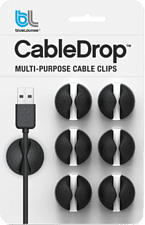 BLUELOUNGE CABLEDROP BLACK - Kabelhalterung (Schwarz)