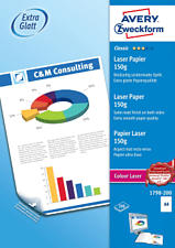 ZWECKFORM Classic Colour Laser Paper, DIN A4, 150 g/m², 200 feuilles -