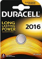 DURACELL CR 2016 - Pile bouton (Argent)