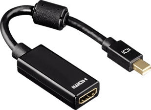 HAMA 54560 ADAPTER HDMI/M-DPP F/M - Mini-DisplayPort-Adapter (Schwarz)