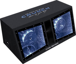 CRUNCH CRB1000 - Subwoofer (Schwarz)