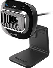 MICROSOFT LIFECAM HD-3000 - Webcam (Schwarz)