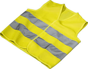 HAMA Automotive - Giubbotto di sicurezza (Giallo neon)