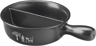 FERO H8207 Fero Caquelon - 2-Fondue (Nero)