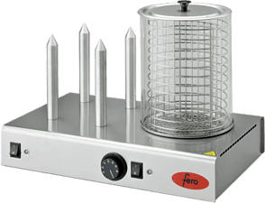 FERO H9349 Hot Dog - Hot Dog Maker (Silber)
