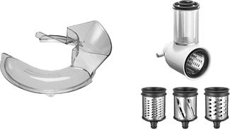 JUPITER Starter kit classic - Spritzschutz + Gemüseschneider (Transparent/Silber)