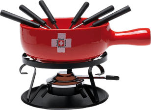 NOUVEL 311796 CH - Set fonduta al formaggio (Rosso/Nero)