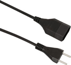 SCHOENENBERGER Câble d'extension Euro T.11, 3 m, noir - Câble de rallonge (Noir)