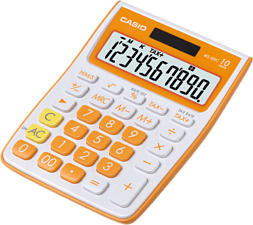CASIO MS10VC-OE, orange - Calculatrices