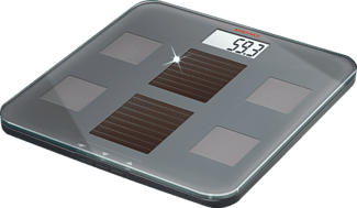 SOEHNLE Solar Fit - Personenwaage (Schwarz)