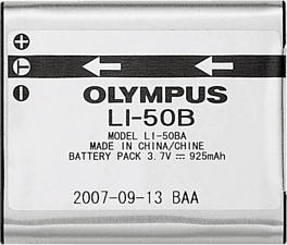 OLYMPUS LI-50B - Batterie lithium-ion (Argent)