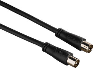 HAMA 00122408 - Cavo dell'antenna (Nero)