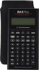 TEXAS INSTRUMENTS INSTRUMENTS TI-BAII+ - Calcolatrice finanziaria tascabile